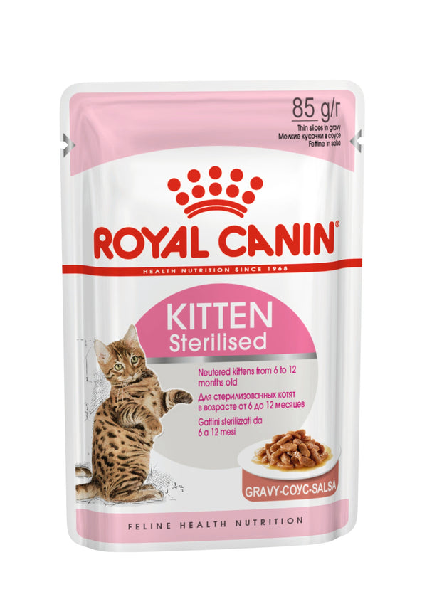 RC Feline Kitten Sterilized Gravy (WET FOOD - 85g Pouches)