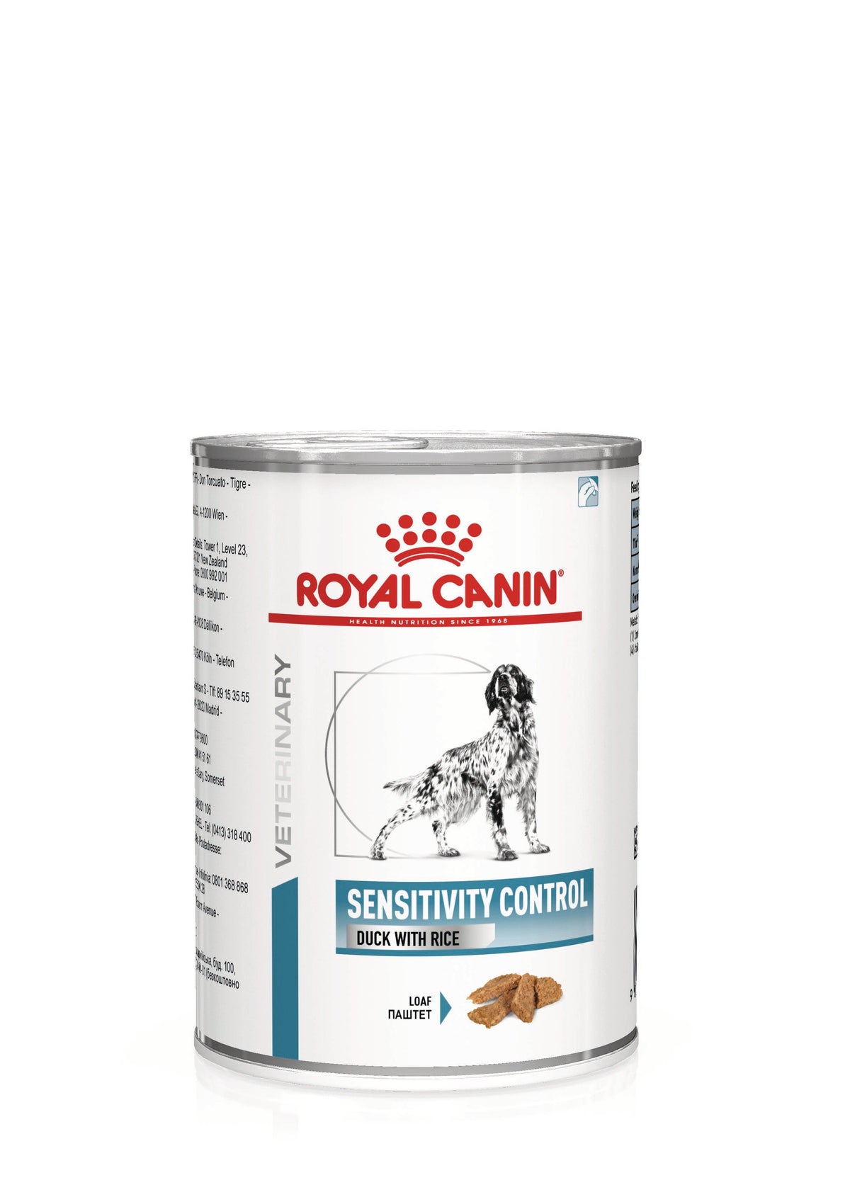 RCV Canine Sensitivity Control cans-duck/rice
