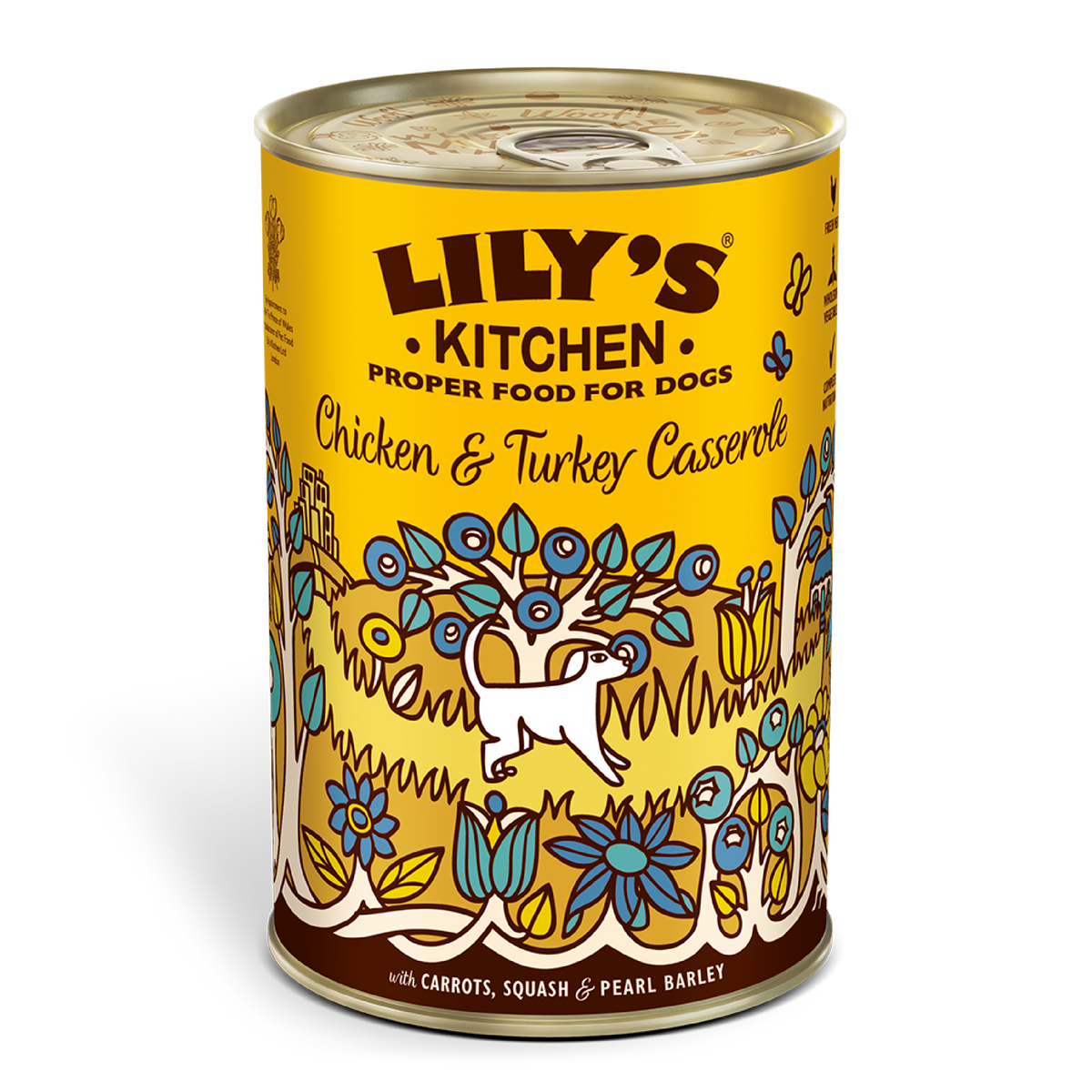 Lily's Kitchen Chicken & Turkey Casserole - Dog Food 400g (in can)