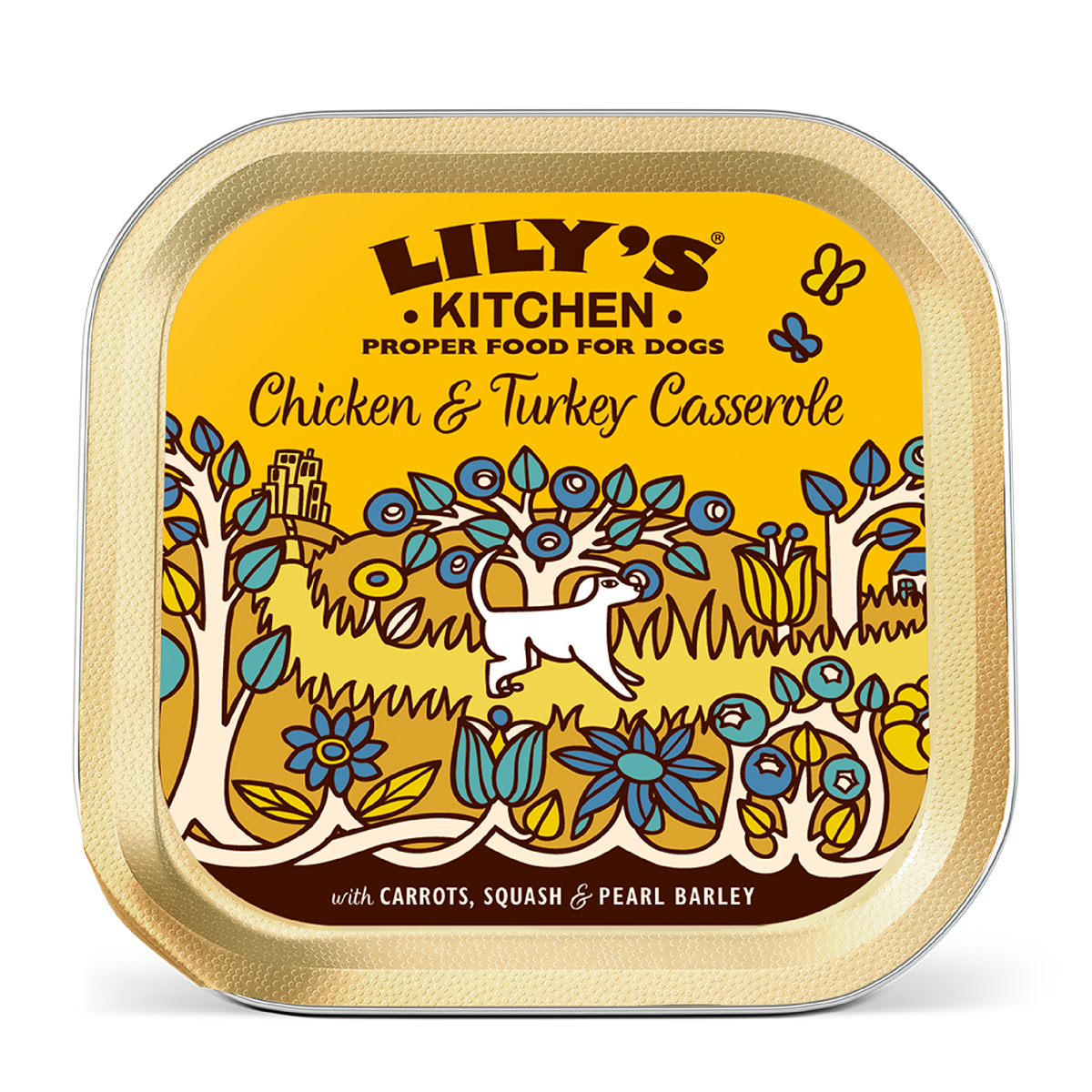 Lily's Kitchen Chicken & Turkey Casserole Wet Dog Food (150G)
