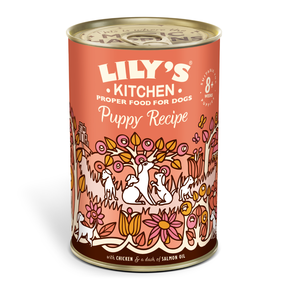 Lily's Kitchen Chicken Recipe - Puppy Food 400g (in can)