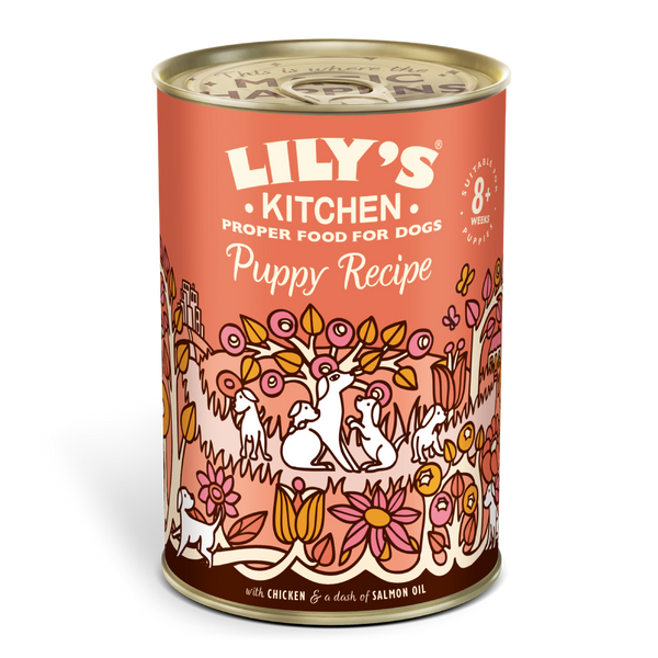 Lily's Kitchen Chicken Recipe - Puppy Food 400g (in can)