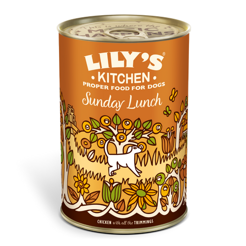 Lily's Kitchen Sunday Lunch - Dog Food 400g (in can)
