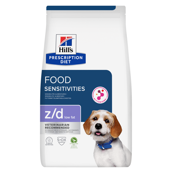 Hill’s Prescription Diet z/d Low Fat Dog Food Hydrolysed Soy (10kg)
