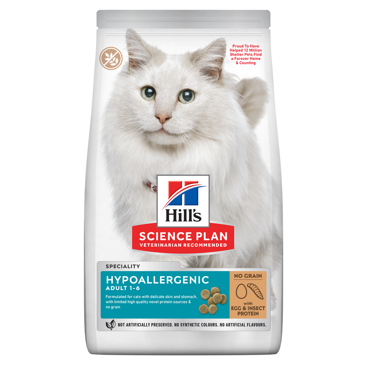 Hill's Science Plan Hypoallergenic Adult Cat Egg & Insect Protein 1.5kg