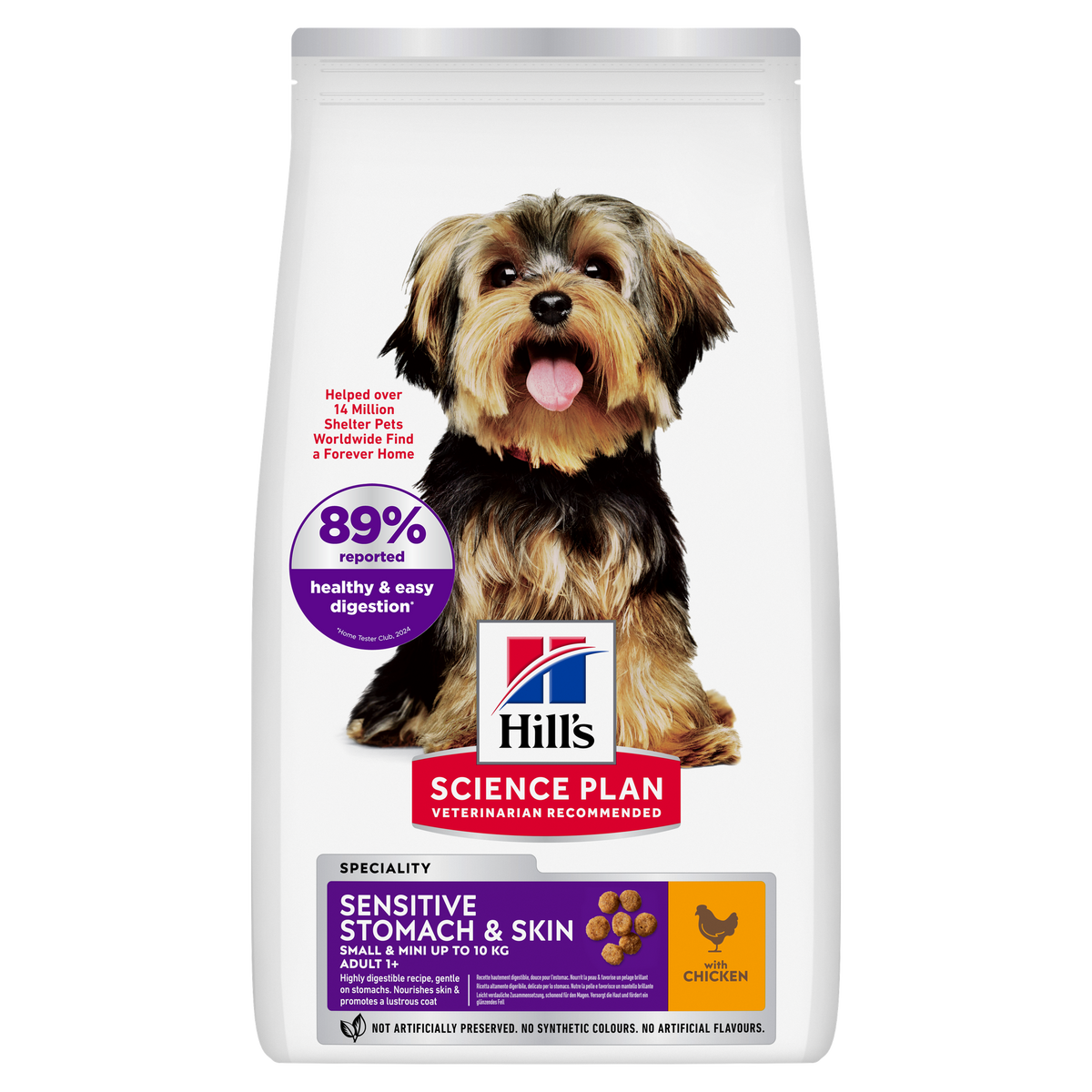 Hill’s Science Plan Sensitive Stomach & Skin Small & Mini Adult Dog Food With Chicken (1.5kg)
