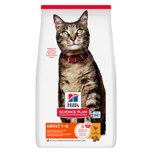 Hill's Science Plan Adult Cat Food with Chicken 1.5kg