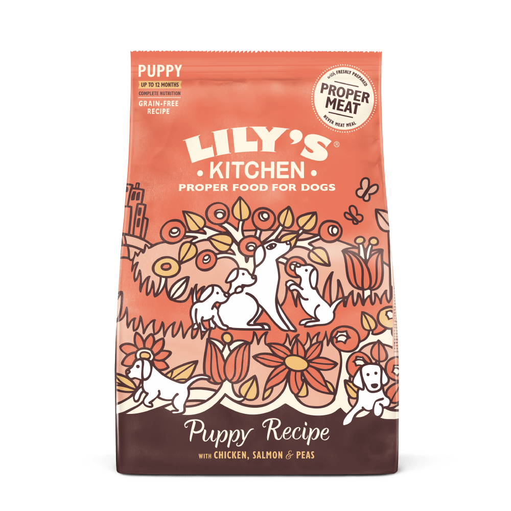 Lily's Kitchen Puppy Recipe with Chicken, Salmon & Peas Dry Food (2.5kg)