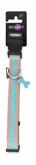 Bobby Dog Collar Gray Sky Blue