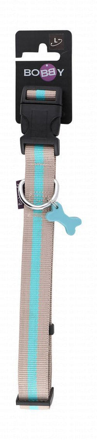 Bobby Dog Collar Gray Sky Blue