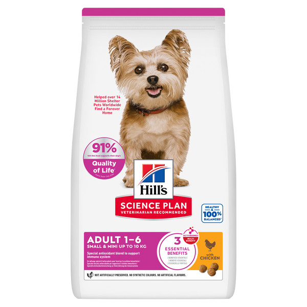 Hills SP Small & Mini Adult Dog Food With Chicken (1.5kg)