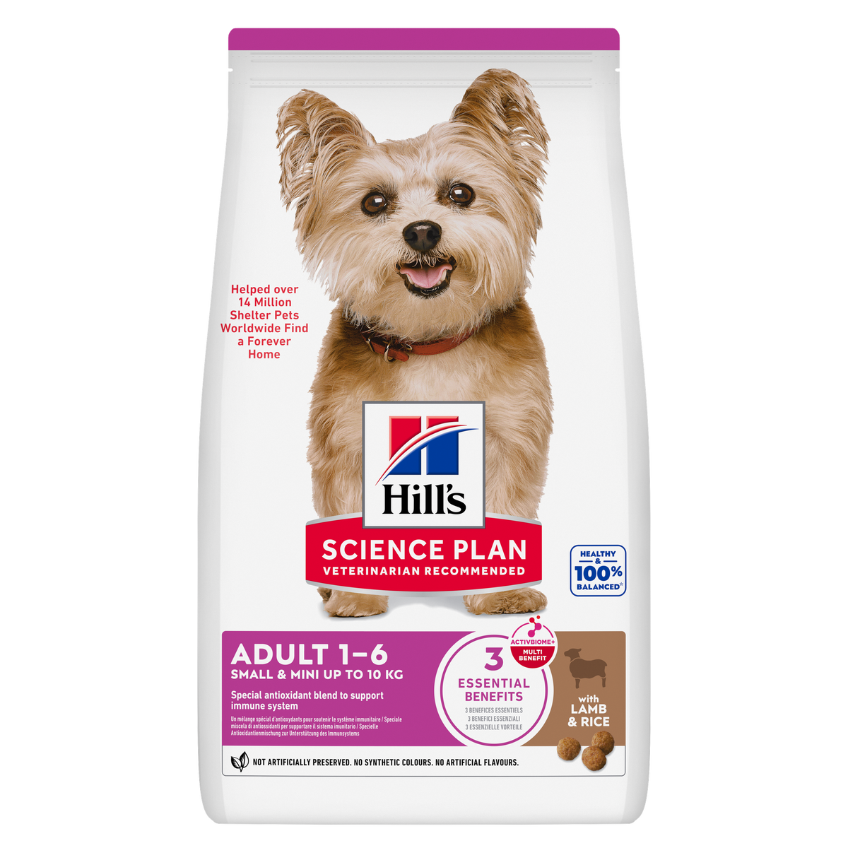 Hills Canine Adult- Small/mini (lamb and rice)