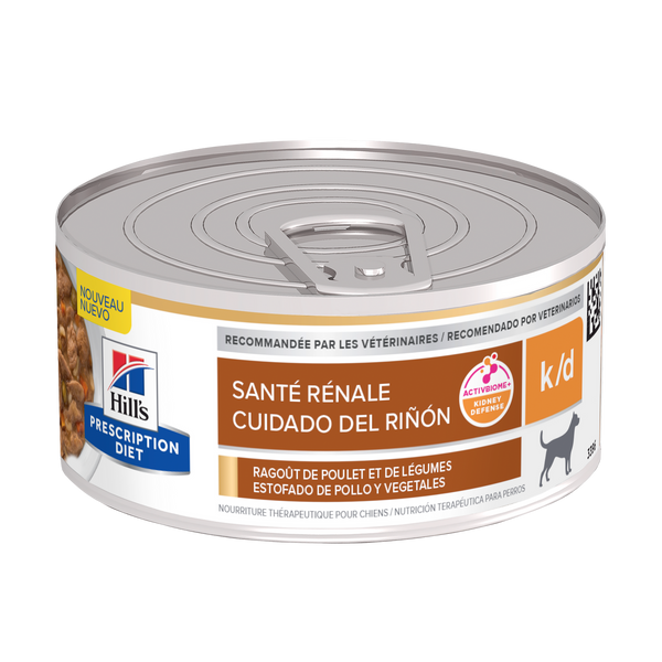 Hills PD Canine K/D Wet Food (Chicken & Veg Stew) 354g