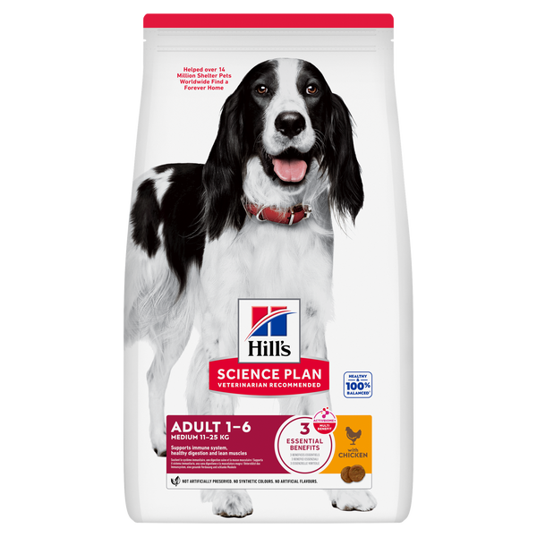 Hills Canine- Neutered Medium adult (chicken)