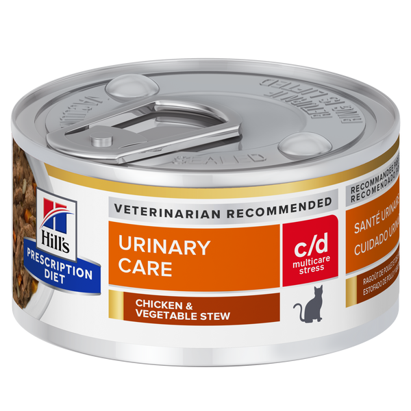 Hills Feline Urinary Care c/d Multicare Stew w/chicken & veg 82g