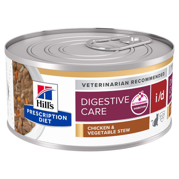 Hill's Prescription Diet i/d Feline Stew with Chicken & added Vegetables 82g