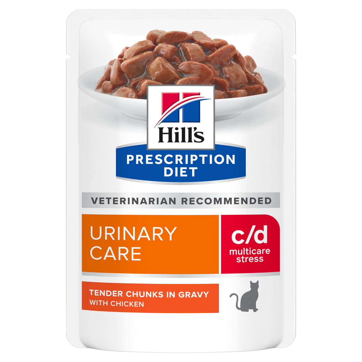 Hills Feline c/d Urinary Stress (chicken) - 85g pouch