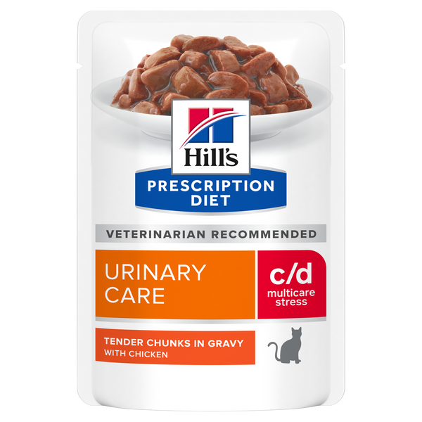 Hills Feline c/d Urinary Stress (chicken) - 85g pouch
