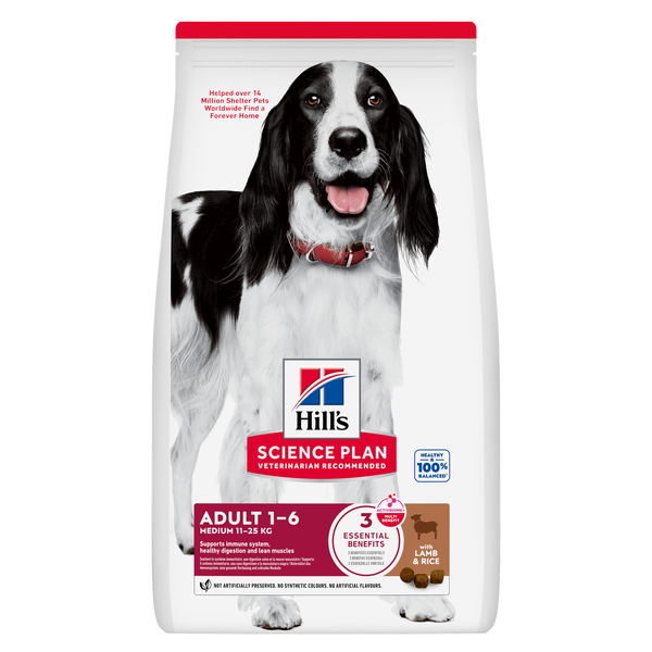 Hills Canine- Adult Medium (lamb&rice)