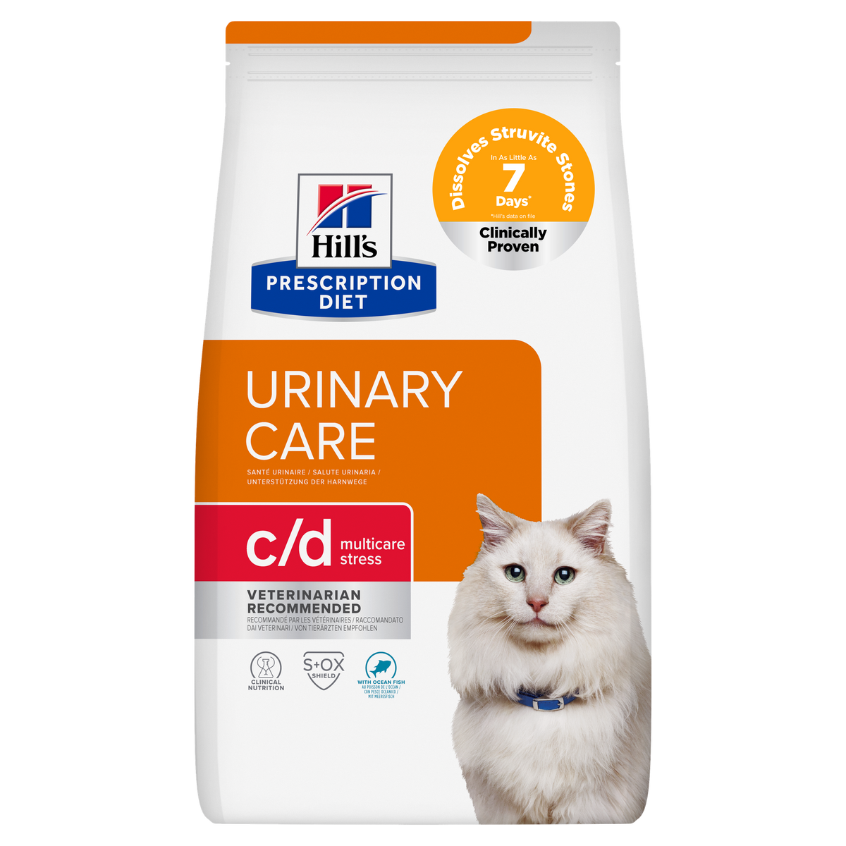Hill's Prescription Diet c/d Multicare Stress Ocean Fish 1.5kg