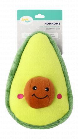 Zippy Paws Nomnomz Green Avocado Plush Dog Toy
