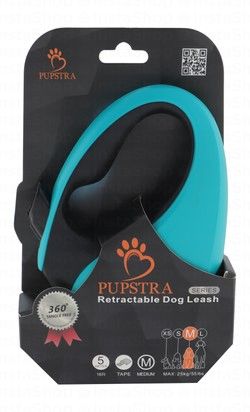 Pupstra 5m Leash Aqua Blue Medium