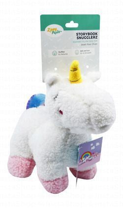 Zippy Paws Storybook Snugglerz Charlotte the Unicorn Plush Dog Toy