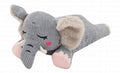 Zippy Paws Snoozies Gray Elephant Plush Dog Toy