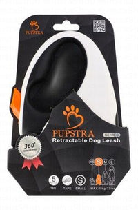 Pupstra 5m Leash Black White Small