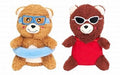 Zippy Paws Cheeky Chumz Poolside Bear Plush Dog Toys