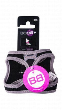 Bobby Dog Harness Black Gray 3XS