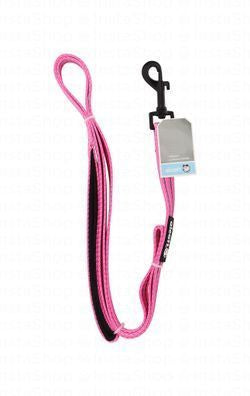 Alcott Adventure Small Pink Reflective Nylon Dog Leash