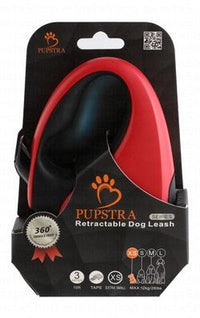 Pupstra 3m Leash Black Red