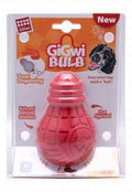 Gigwi Bulb Medium Red Treat Dispensing Dog Toy