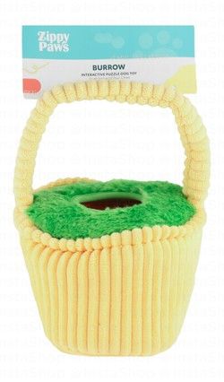 Zippy Paws Burrow Easter Basket Interactive Dog Toy Set