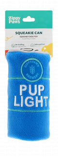 Zippy Paws Pup Light Blue Can Squeaky Toy