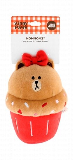 Zippy Paws Nomnomz Cupcake Plush Dog Toy