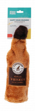 Zippy Paws Brown Whiskey Bottle Plush Dog Toy
