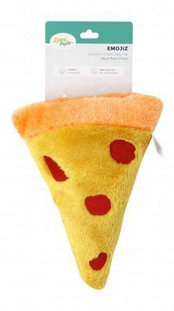 Zippy Paws Emojiz Pizza Plush Dog Toy
