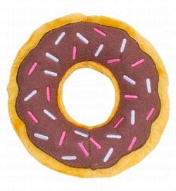Zippy Paws Chocolate Donut Plush Dog Toy