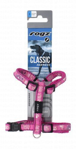 Rogz Classic Small Pink Designer Dog Harness