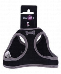 Bobby Dog Harness Black Gray